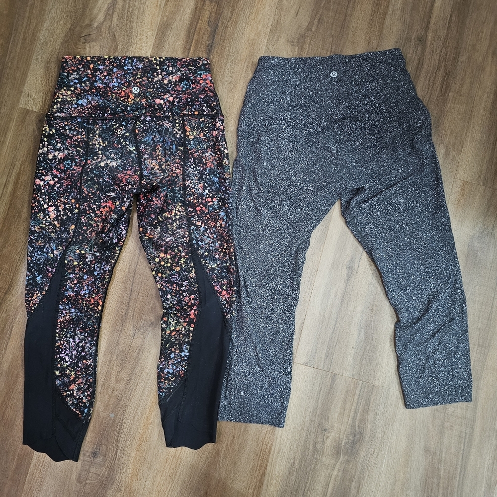 Lululemon Patterned Capri Lot - Picture 2 of 8